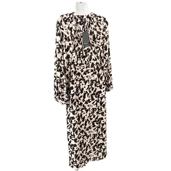 NWT Rails Tyra Midi Dress Blurred Cheetah Print size XS - Picture 5 of 14